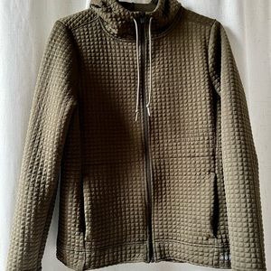 NOBULL Women’s Quilted Zip Up - Army Green
